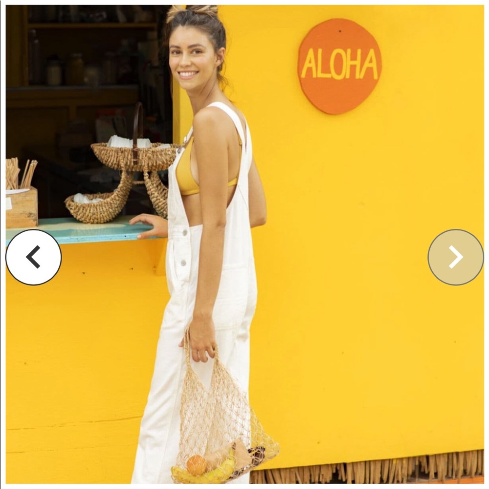 Outerknown Voyage Overalls in Salt